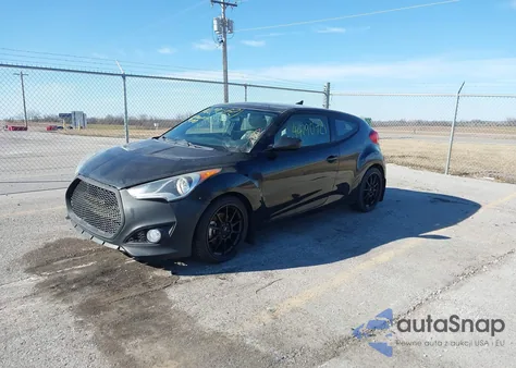 2013 Hyundai Veloster Base W/Gray z USA, uszkodzony, nr VIN KMHTC6AD2DU140506